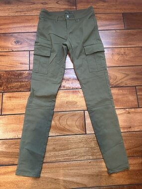 Prana Halle Olive Green Cargo Hiking Pants